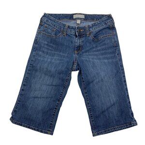 Banana Republic Stretch Denim Bermuda/Pedal Pushers/Shorts Women's Size 2/26